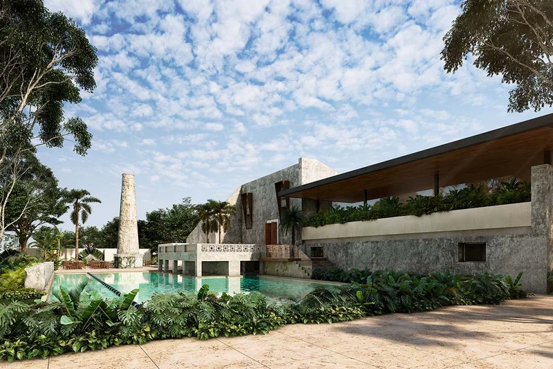 TERRENO EN VENTA 460M2 EN HACIENDA KIKTEIL MERIDA NORTE (FVT-2827)